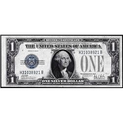 1928B $1 Funnyback Silver Certificate Note