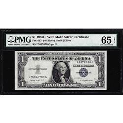 1935G $1 Silver Certificate STAR Note Fr.1617* PMG Gem Uncirculated 65EPQ