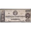Image 1 : 1863 $2 Confederate States of America Note