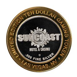 .999 Fine Silver Suncoast Las Vegas, Nevada $10 Limited Edition Gaming Token