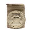 Image 2 : Roll of (20) Brilliant Uncirculated 1957-D Franklin Half Dollar Coins