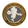 Image 2 : .999 Silver Fitzgeralds Casino & Hotel Las Vegas, NV $20 Limited Edition Gaming Token