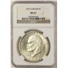 Image 1 : 1972-S $1 Eisenhower Silver Dollar Coin NGC MS67