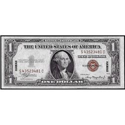 1935A $1 Hawaii WWII Emergency Issue Silver Certificate Note