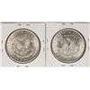 Image 2 : Lot of (2) 1900 $1 Morgan Silver Dollar Coins