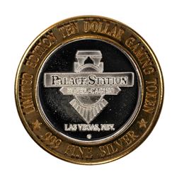 .999 Silver Palace Station Hotel and Casino $10 Casino Limited Edition Gaming Token