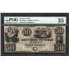 Image 1 : 1839-41 $50 Republic of Texas Obsolete Note CRA7 PMG Choice Very Fine 35