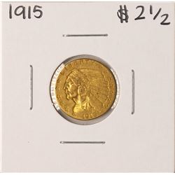 1915 $2 1/2 Indian Head Quarter Eagle Gold Coin