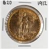 Image 1 : 1912 $20 St. Gaudens Double Eagle Gold Coin