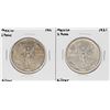 Image 1 : Lot of (2) 1921 Mexico 2 Pesos Silver Coins