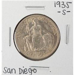 1935-S San Diego Commemorative Half Dollar Coin