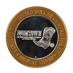 .999 Silver Boomtown Las Vegas, NV $10 Casino Limited Edition Gaming Token