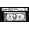 Image 1 : 1995 $20 Federal Reserve Note San Francisco Offset Printing ERROR PMG Gem Unc. 65EPQ