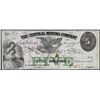 Image 1 : 1864 $5 Central Mining Company Eagle Harbor, Michigan Obsolete Note