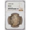 Image 1 : 1878-S $1 Morgan Silver Dollar Coin NGC MS63 Nice Toning