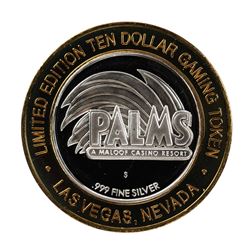 .999 Silver Palms Casino Las Vegas, NV $10 Casino Limited Edition Gaming Token