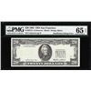 Image 1 : 1985 $20 Federal Reserve Note Insufficient Inking ERROR PMG Gem Uncirculated 65EPQ