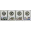 Image 2 : Lot of 1960-1963 Proof Franklin Half Dollar Coins NGC PF66