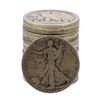 Image 1 : Roll of (20) Assorted Date 1929 and Earlier Walking Liberty Half Dollar Coins
