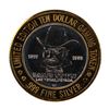 Image 1 : .999 Fine Silver Sam's Town Casino Las Vegas $10 Limited Edition Gaming Token