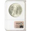 Image 2 : 1923 $1 Peace Silver Dollar Coin NGC MS65