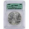 Image 1 : 1986 $1 American Silver Eagle Coin ICG MS69