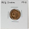 Image 1 : 1915 $2 1/2 Indian Head Quarter Eagle Gold Coin