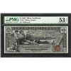 Image 1 : 1896 $1 Educational Silver Certificate Note Fr.224 PMG About Uncirculated 53 Net