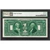 Image 2 : 1896 $1 Educational Silver Certificate Note Fr.224 PMG About Uncirculated 53 Net