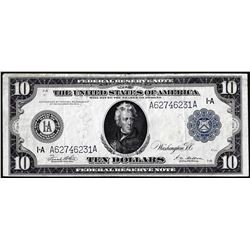 1914 $10 Federal Reserve Note Boston