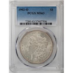 1902-O $1 Morgan Silver Dollar Coin PCGS MS63