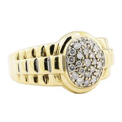 0.50 ctw Diamond Ring - 10KT Yellow Gold