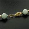 Image 6 : 14K Yellow Gold 24" Long Multi Colored 8.5mm Round Jade Bead Strand Necklace