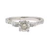 Image 2 : 1.01 ctw Diamond Ring - Platinum