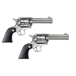 TWO (2) For One Money: RUGER 357MAG SASS NEW VAQUERO SINGLE ACTION REVOLVER, 5133, New in Box