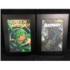 Image 1 : GREEN ARROW & BATMAN FRAMED COVERS LOT