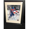 Image 1 : LEON DRAISAITL SIGNED 8 X 10 FRAMED PHOTO ( NHL HOLO COA))