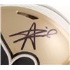 Image 2 : ALVIN KAMARA SIGNED FULL SIZE SAINTS HELMET ( JSA COA)