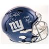 Image 1 : Tiki Barber Signed New York Giants Full-Size Speed Helmet Inscribed "10,449 Rush Yards" (JSA COA)