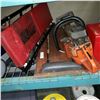 Image 1 : HUSQUARNA PARTS CHAINSAW, SHOP CREEPER, AND TEAM MECHANIX SHOP CREEPER