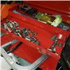 Image 3 : BEACH TOOL CHEST W/ CONTENTS AND VALVE COMPRESSOR