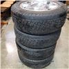 Image 1 : SET OF 4 PIRELLI SCORPION ATR 275/55 R20 INCH TIRES ON 6 BOLT FORD RIMS