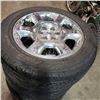 Image 2 : SET OF 4 PIRELLI SCORPION ATR 275/55 R20 INCH TIRES ON 6 BOLT FORD RIMS