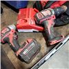 Image 2 : MILWAUKEE CORDLESS IMPACT GUN, DRILL, BATTERY, AND CHARGER - TESTED AND WORKING