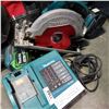 Image 2 : MAKITA CORDLESS CIRCULAR SAW AND SAWZALL, 2 BATTERIES, AND CHARGER - TESTED AND WORKING
