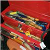 Image 2 : RED TOOL BOX W/ CONTENTS