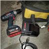 Image 2 : BOSCH CORDLESS DRILL W/ 2 BATTERIES AND CHARGER - TESTED AND WORKING