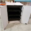 Image 2 : 2 DOOR TANN MAGNETIC SHOP CABINET