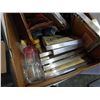 Image 2 : BOX OF VINTAGE COLLECTIBLES, MATCH BOX CAR, HELMET