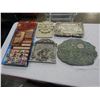 Image 1 : LOT OF 4 GARDEN PLAQUES AND 4 SEASONS PERPETUAL CALENDAR